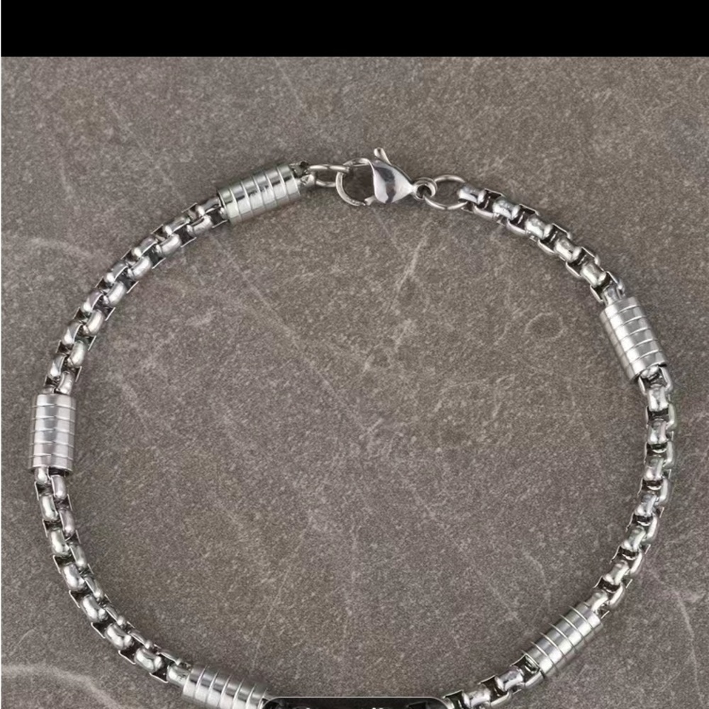 Simple And Elegant Stainless Steel Square ​​new Men's Bracelet